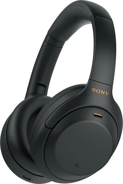 Sony WH-1000XM4 - Sølv Trådløs over-ear hodetelefon med ANC
