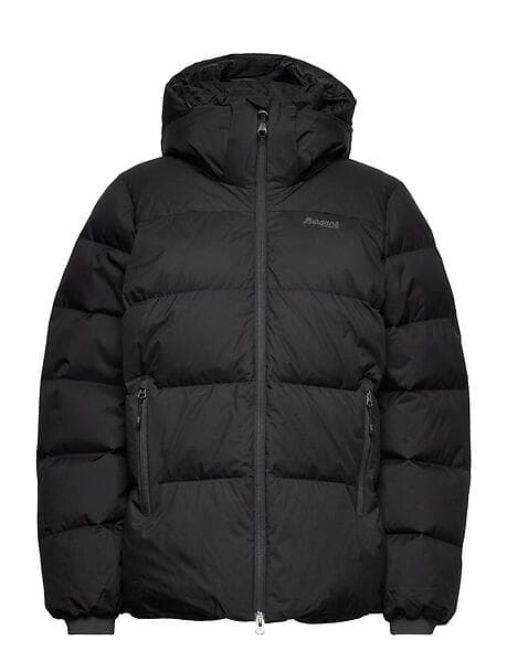 Bergans Women's Lava Warm Down Jacket With Hood Navy Blue/solid Grey,